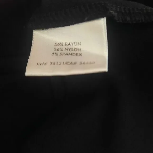 Eileen Fisher Twist Front Dress Black Size Small - Picture 6 of 7